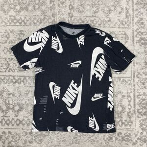 The Nike Tee T-Shirt Black White Streetwear Short Sleeve Size Mens Size Small